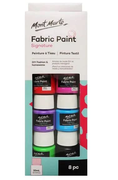 metallic fabric paint australia|Metallic Fabric Paint Set Signature 8pc x 20ml (0.68 US fl.oz).